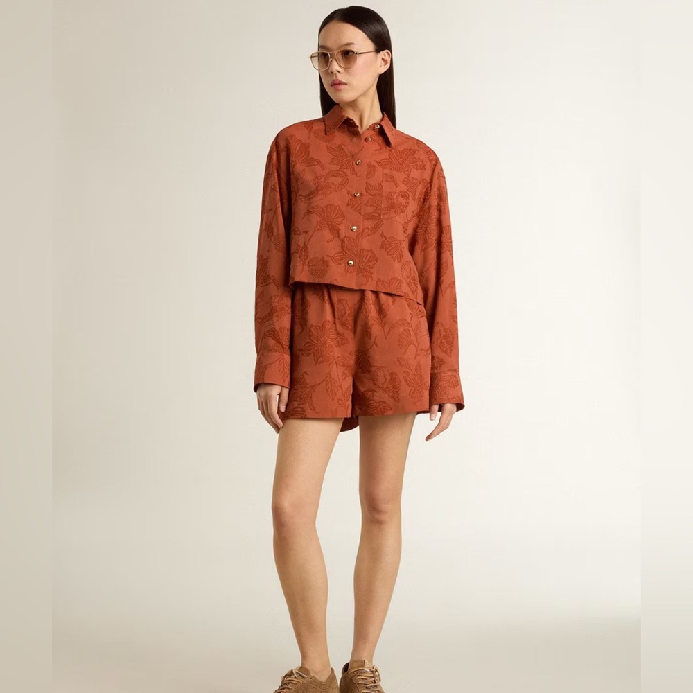 Golden Goose Women's Cropped Shirt/Blouse - Small - Picture 3 of 11